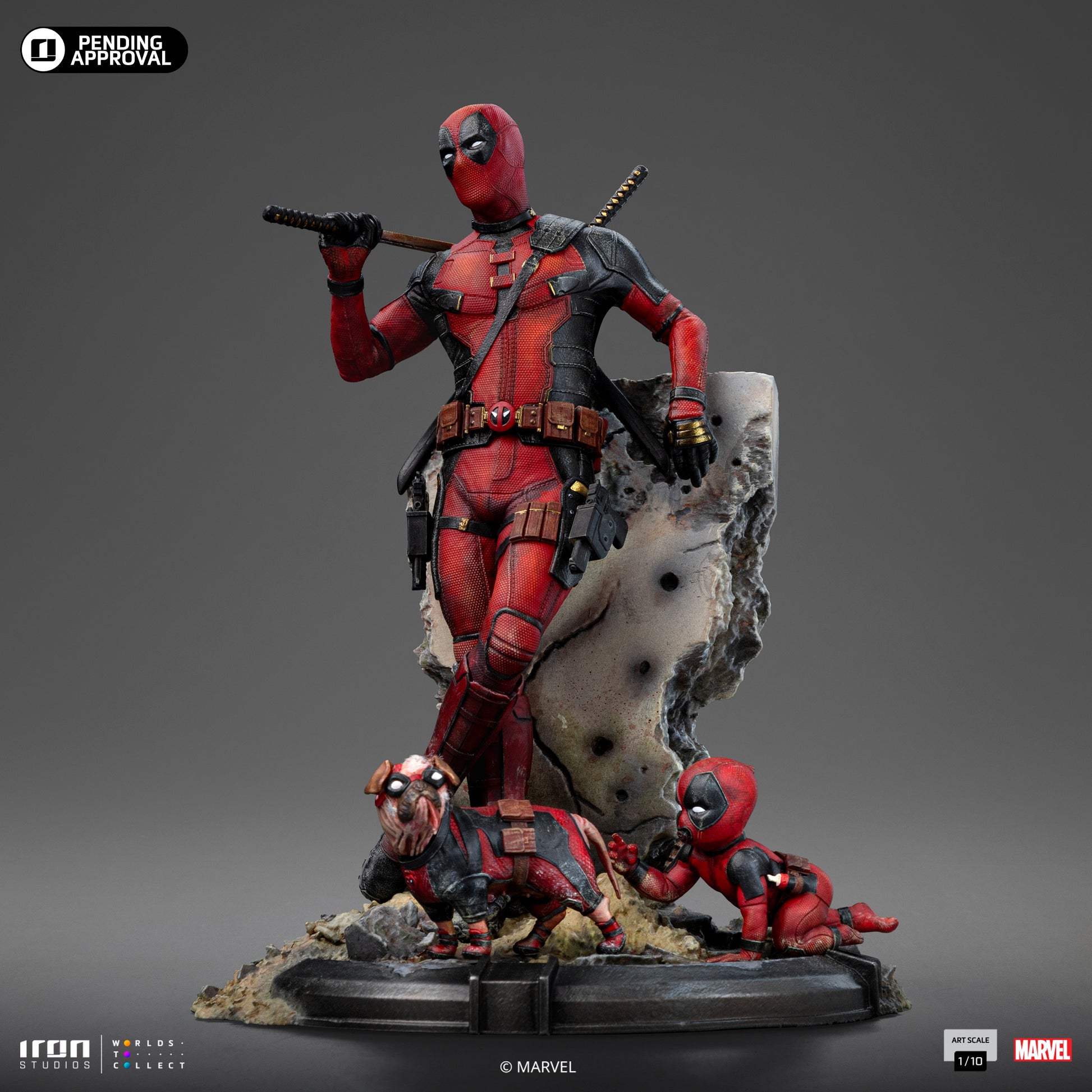 Deadpool Marvel Statue 1/10 (Deadpool & Wolverine) - Collectiblix