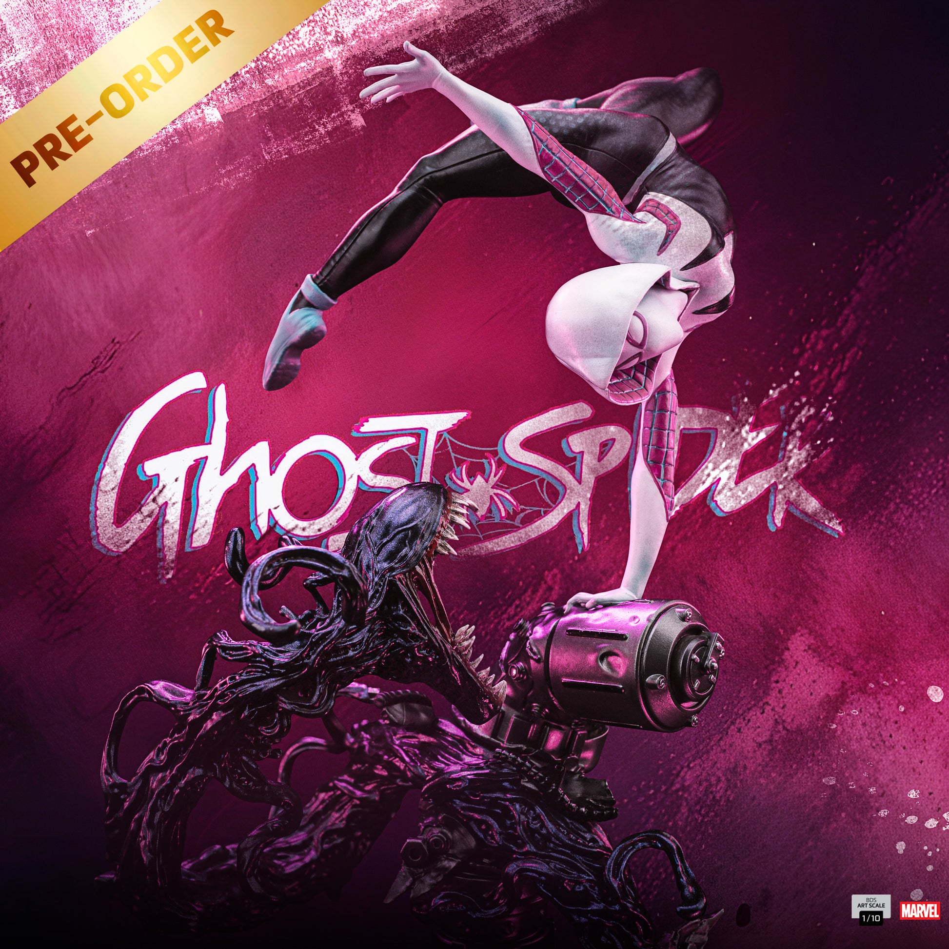 Ghost Spiderman Marvel Statue 1/10 (Spiderman Villains) - Collectiblix