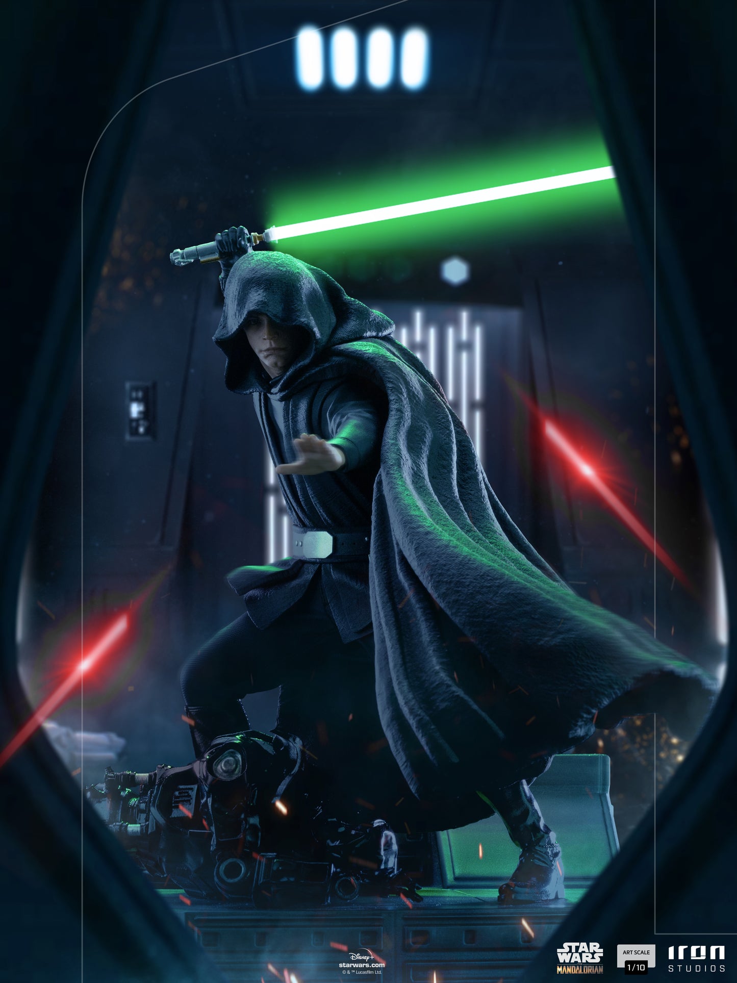 Luke Skywalker Combat Version Statue 1/10 (The Mandalorian) - Collectiblix