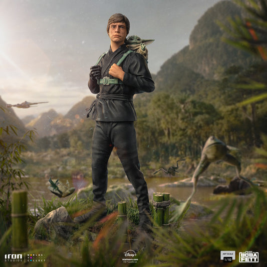 Luke Skywalker & Grogu Statue 1/10 (Book of Boba Fett) - Collectiblix