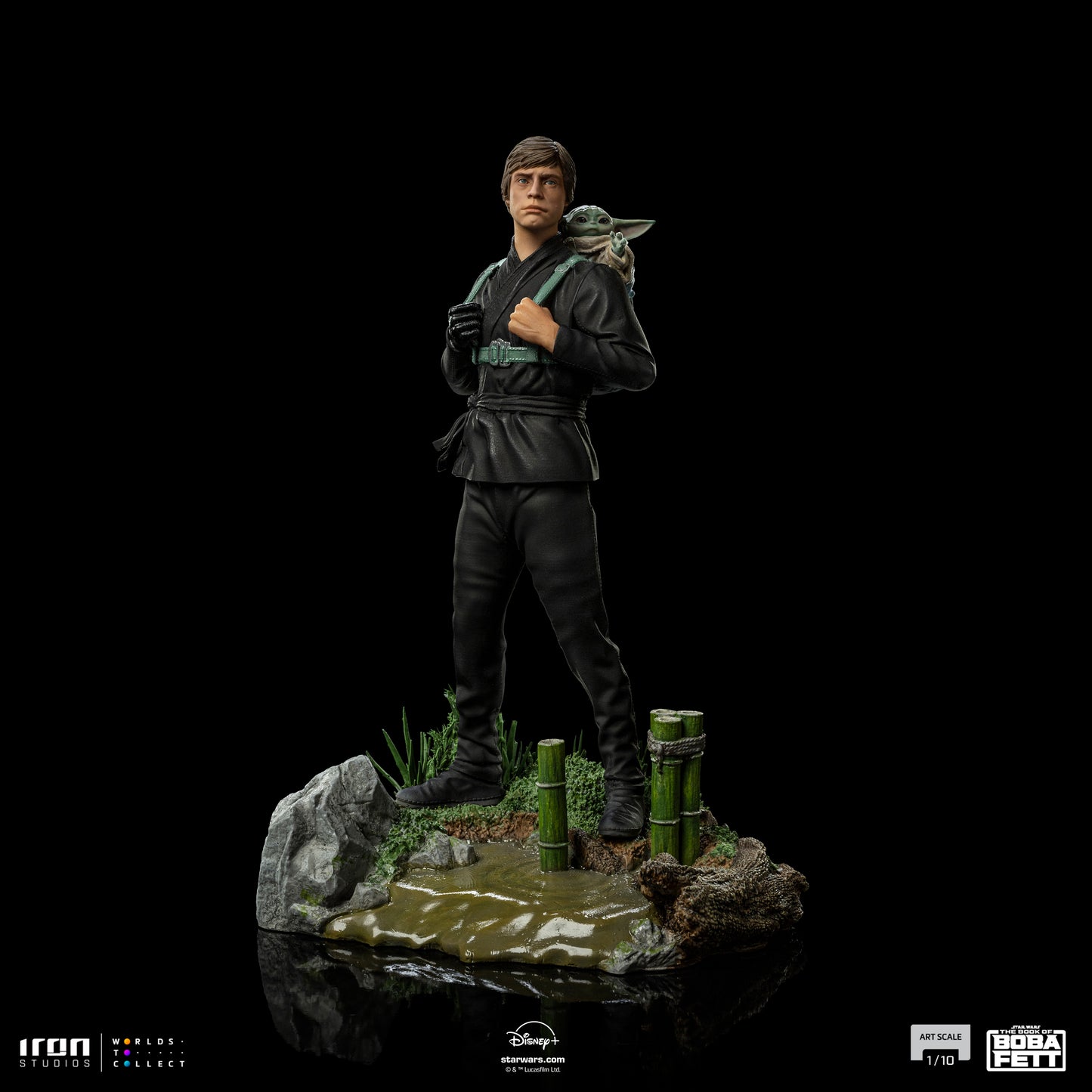 Luke Skywalker & Grogu Statue 1/10 (Book of Boba Fett) - Collectiblix