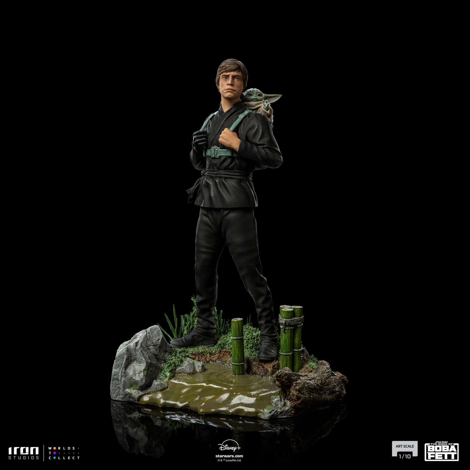 Luke Skywalker & Grogu Statue 1/10 (Book of Boba Fett) - Collectiblix