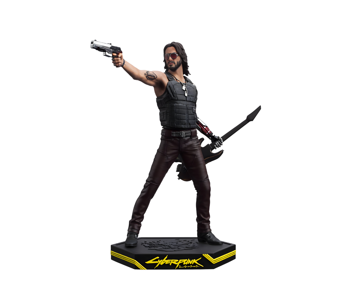 Johnny Silverhand Statue Cyberpunk 2077 Figur Dark Horse