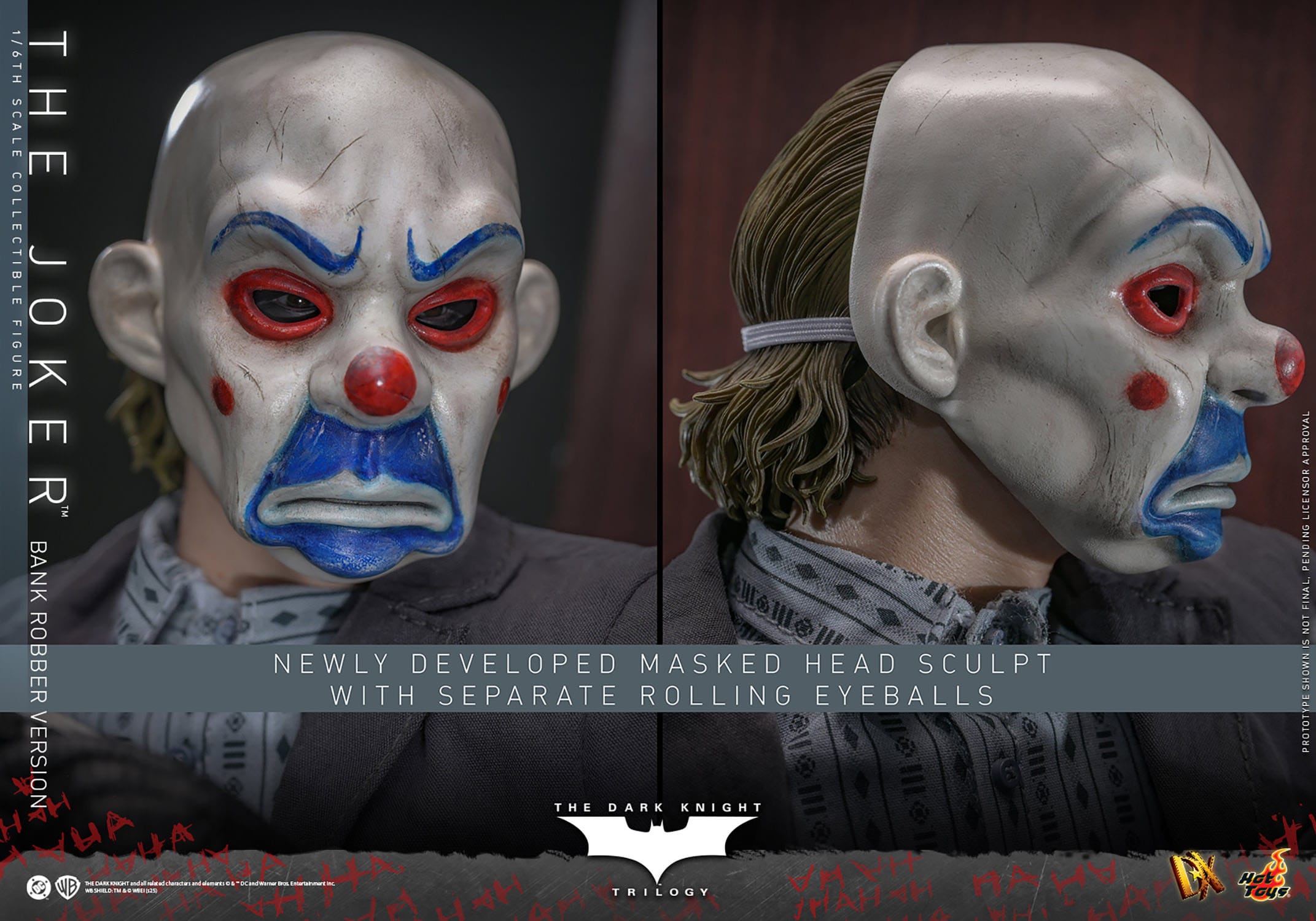 Joker Actionfigur DC The Dark Knight Figur von Hot Toys