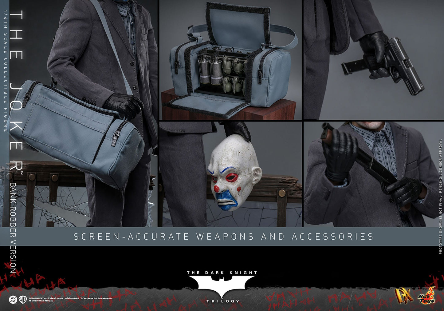 Joker Actionfigur DC The Dark Knight Figur von Hot Toys