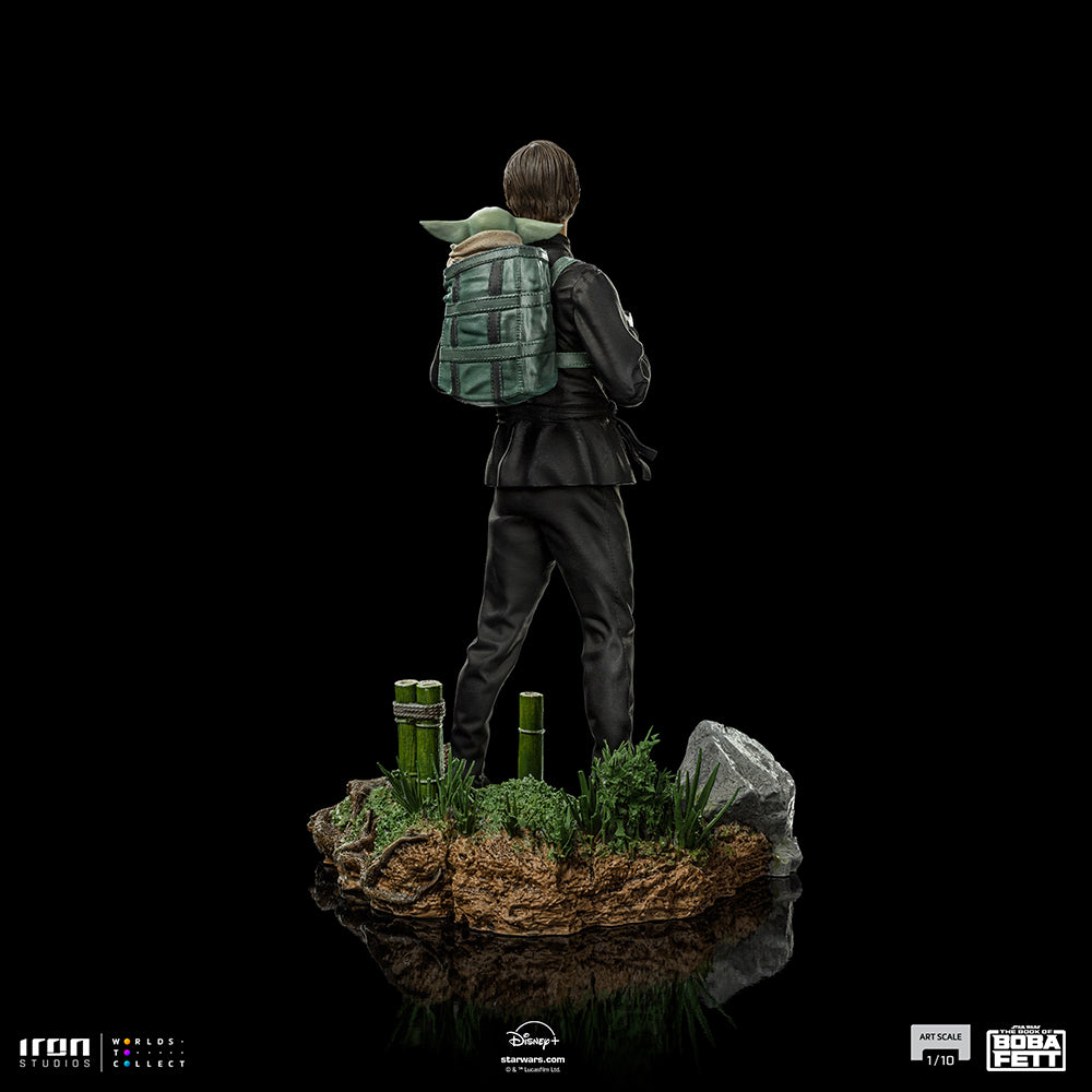 Luke Skywalker & Grogu Statue aus Star Wars als Art Scale 1/10 Figur