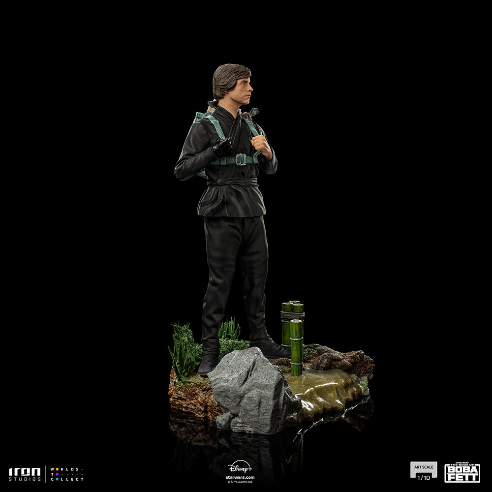 Luke Skywalker & Grogu Statue aus Star Wars als Art Scale 1/10 Figur