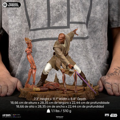 Mace Windu Statue Star Wars Art Scale 1/10 Figur