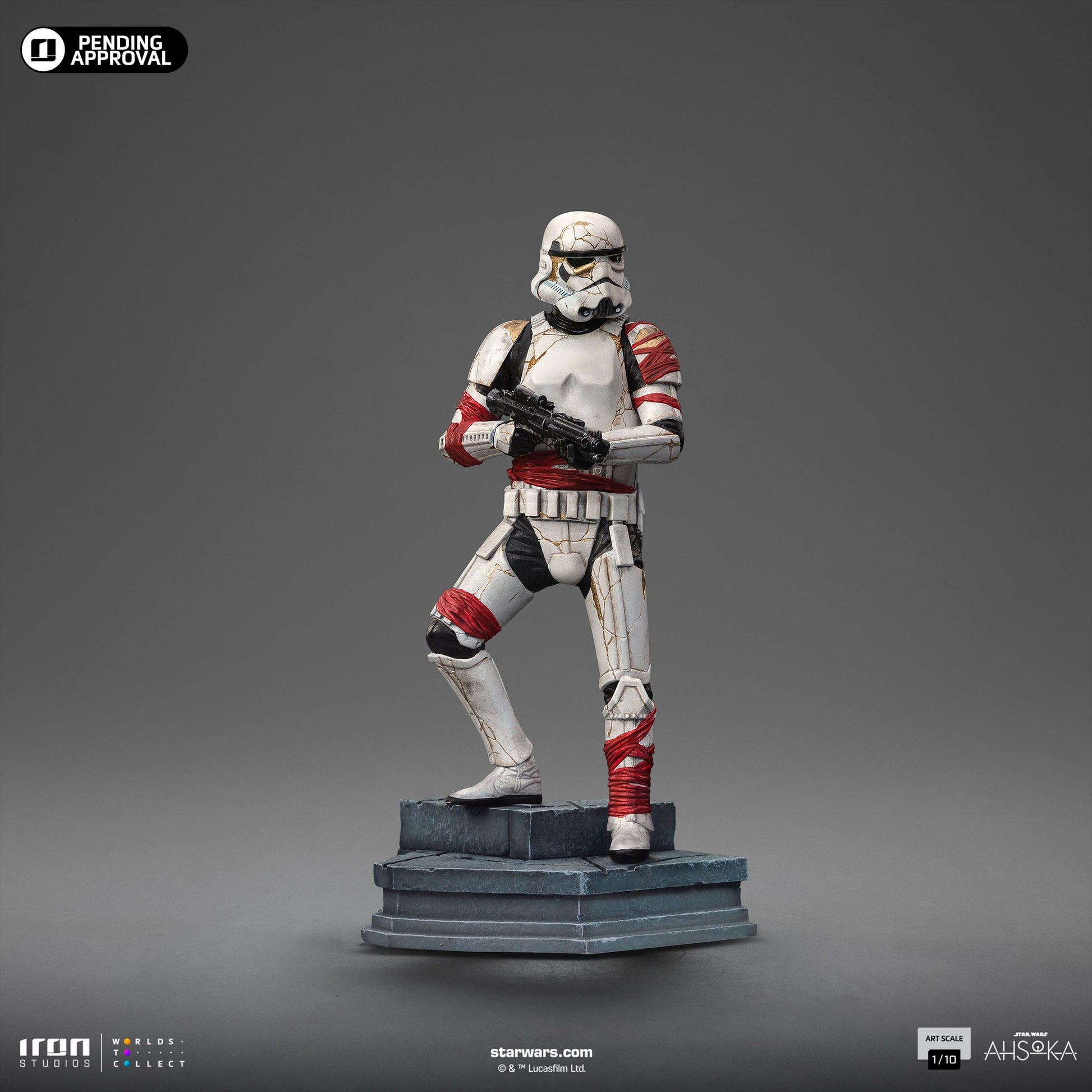 Night Trooper Statue Star Wars Ahsoka 1/10 Figur