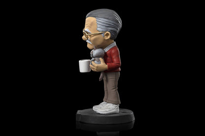 Stan Lee Figur mit Grumpy Cat aus Marvel - Minico Iron Studios