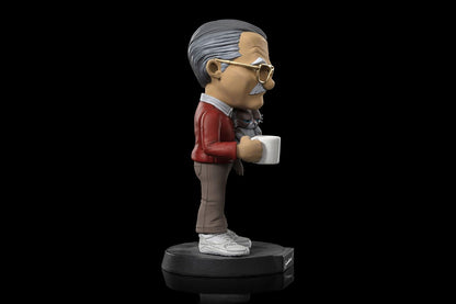 Stan Lee Figur mit Grumpy Cat aus Marvel - Minico Iron Studios