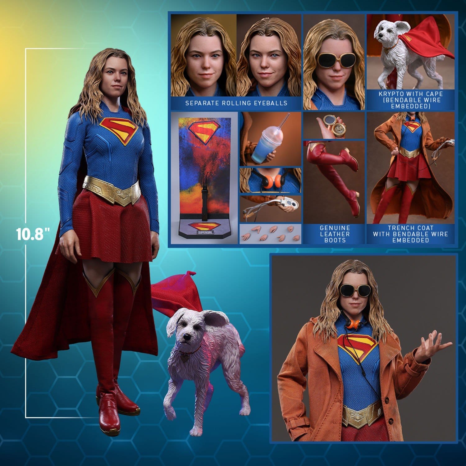 Supergirl Actionfigur DC Movie Figur von Hot Toys