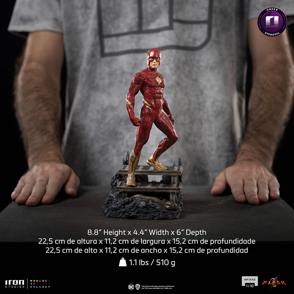 The Flash Statue DC Flash Movie Art Scale 1/10 Figur