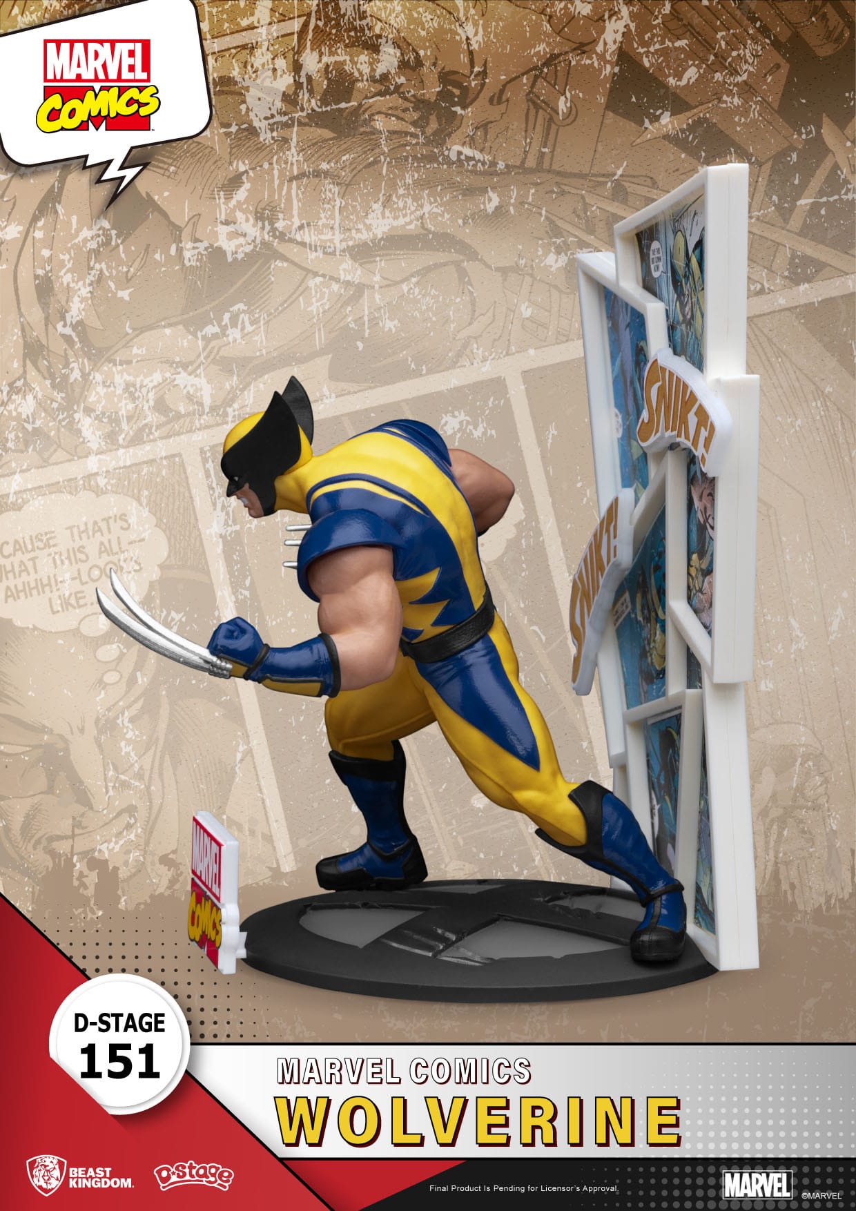 Wolverine Statue Marvel X-Men Figur Beast Kingdom